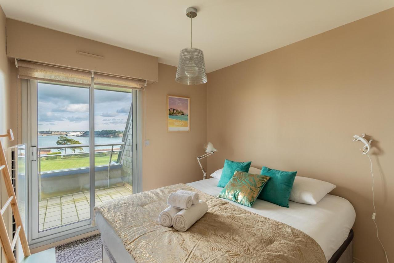 Heol - Appartement 2 Chambres - Vue Mer Et Parking Dinard Dış mekan fotoğraf
